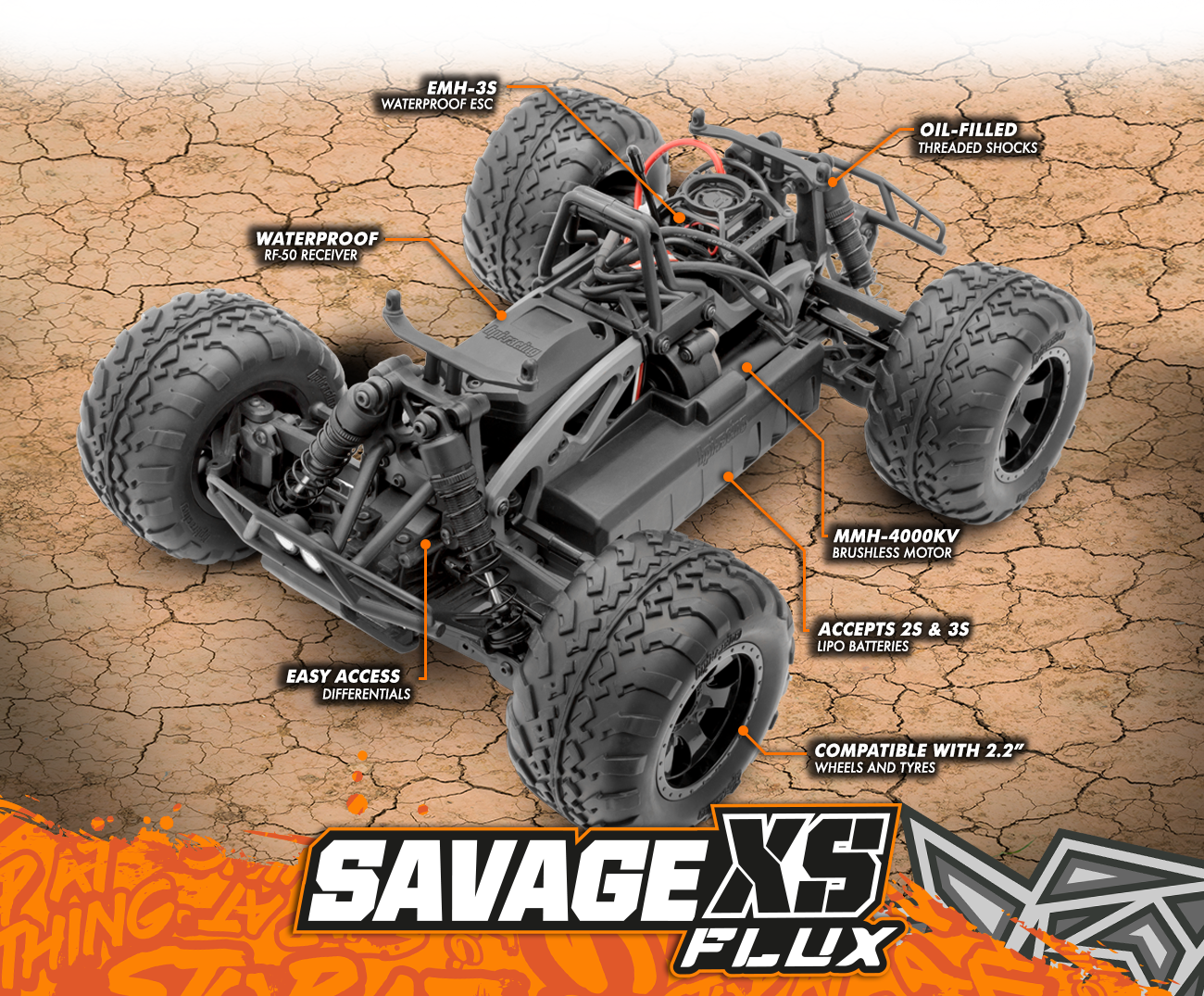 Automodel Hpi Savage XS Flux Vaugh Gittin Jr. Edition